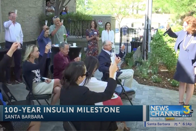 KEYT Coverage: SDRI commemorates 100 years since Dr. Sansum’s first dose of insulin