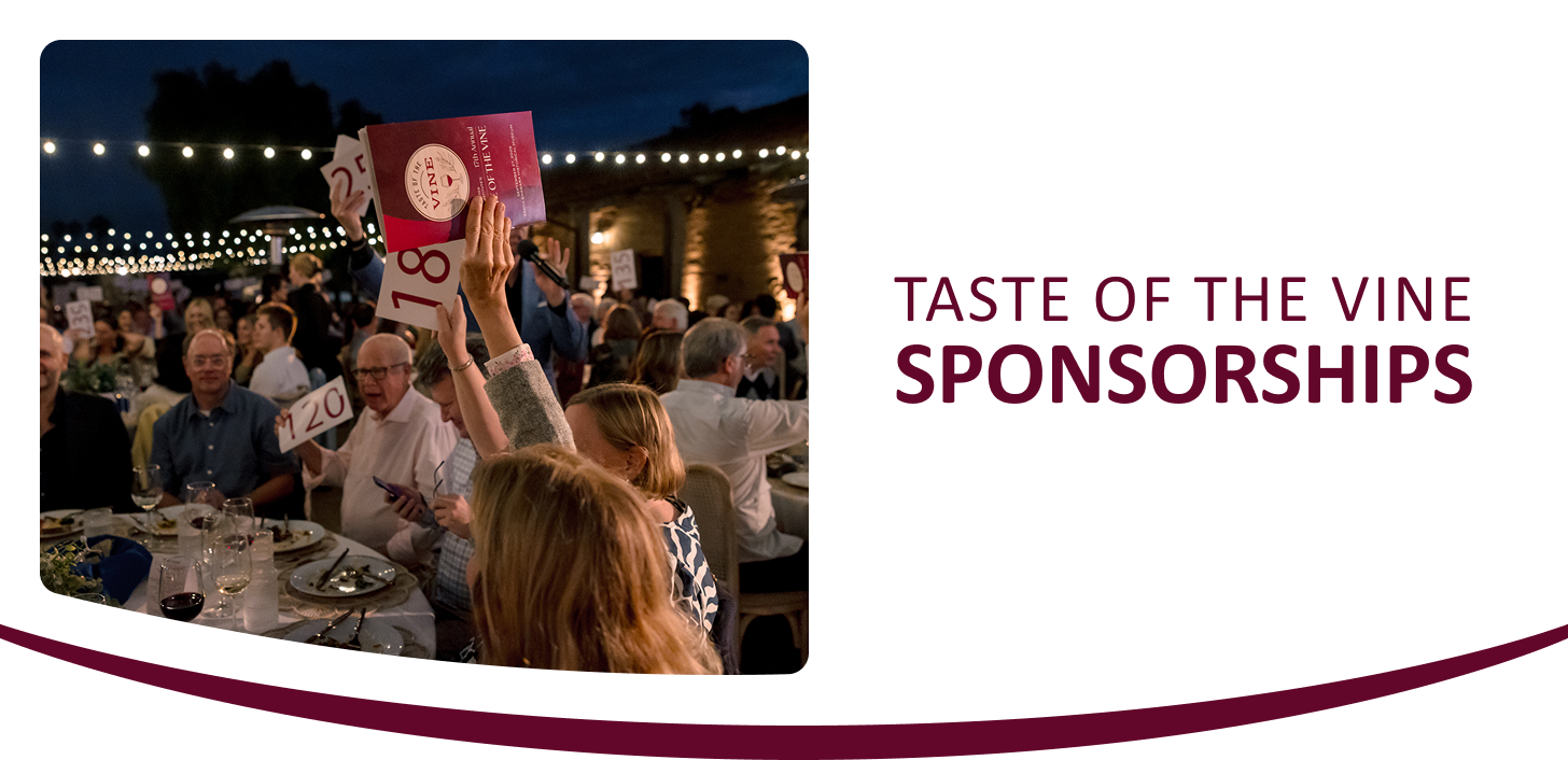 Taste of the vine sponsorship banner 2026